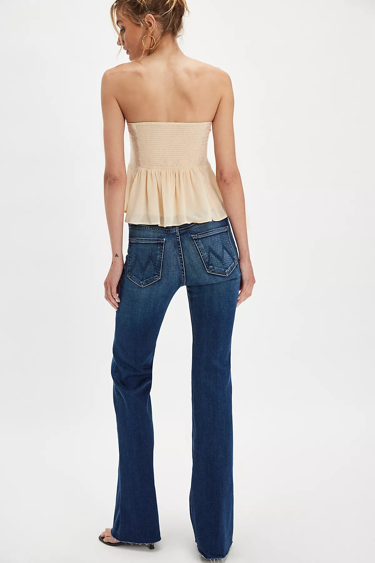 MOTHER The Doozy Fray Flare Jeans