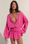 Carson Drop-Waist Romper