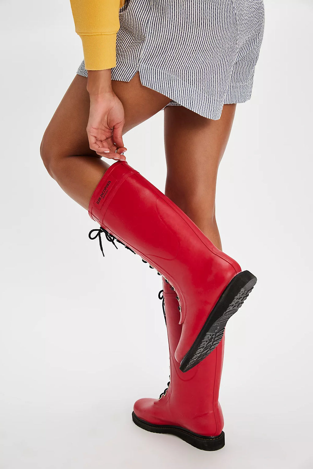 Ilse Jacobsen Lace-Up Rain Boots