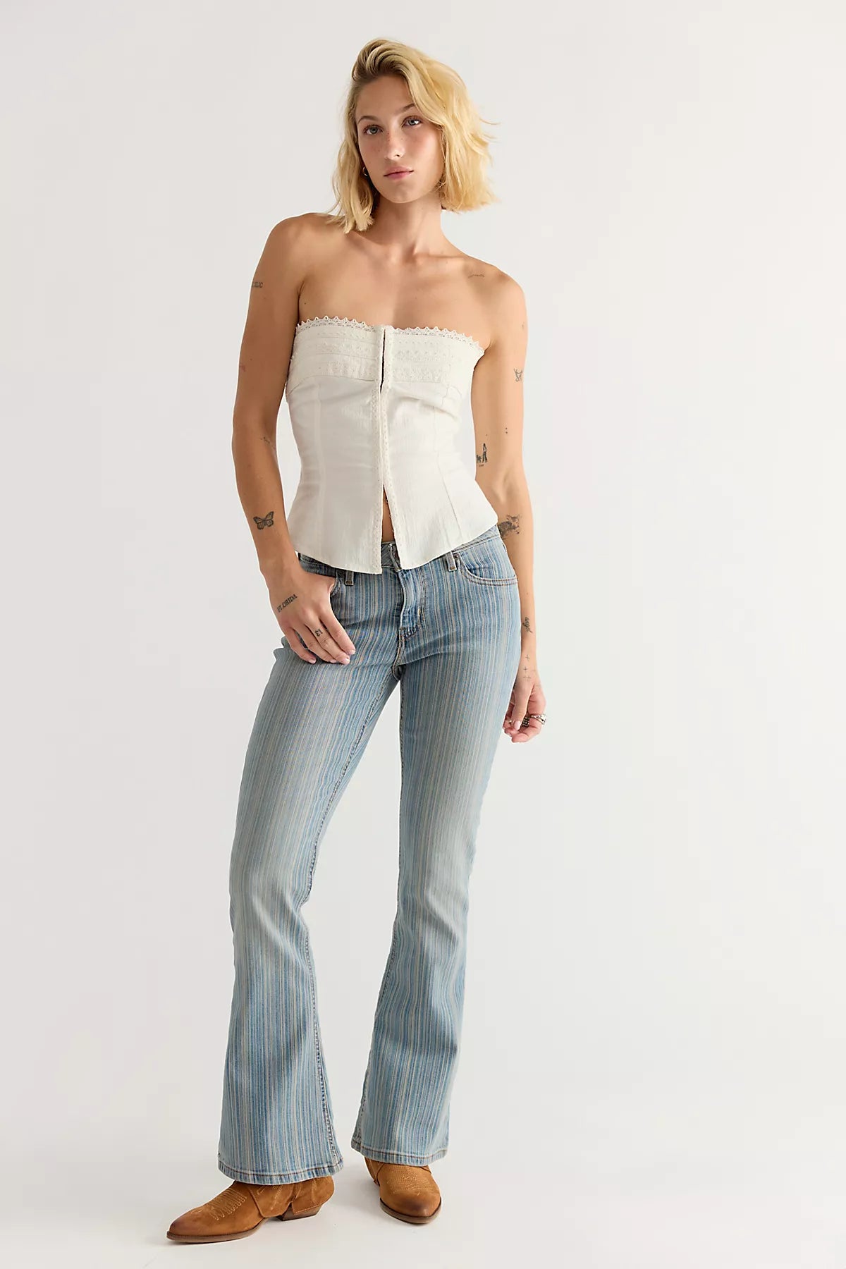 Levi's Low Slim Stripe Bootcut Jeans