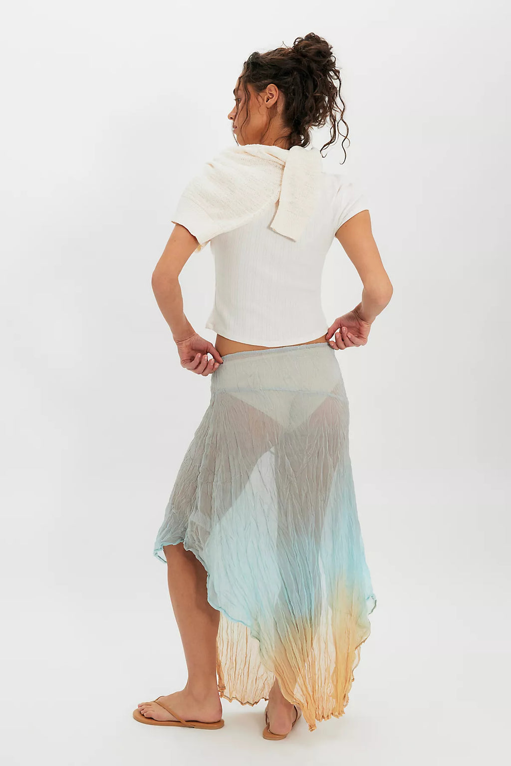 ESTHE Trapeze Crinkle Skirt
