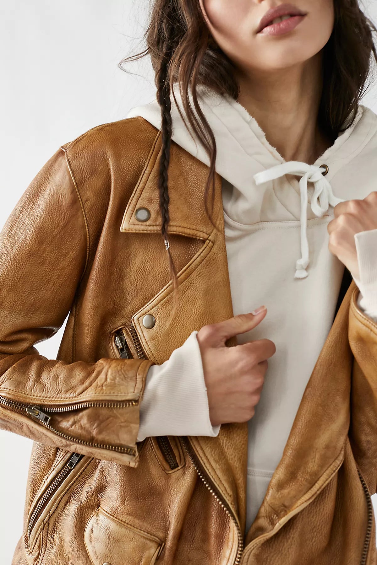 We The Free Jealousy Leather Moto Jacket