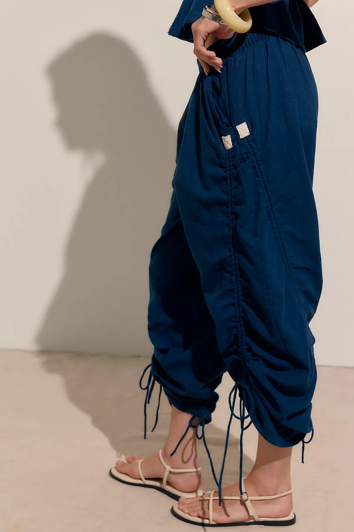 Lunasol Cotton-Linen Pant Set