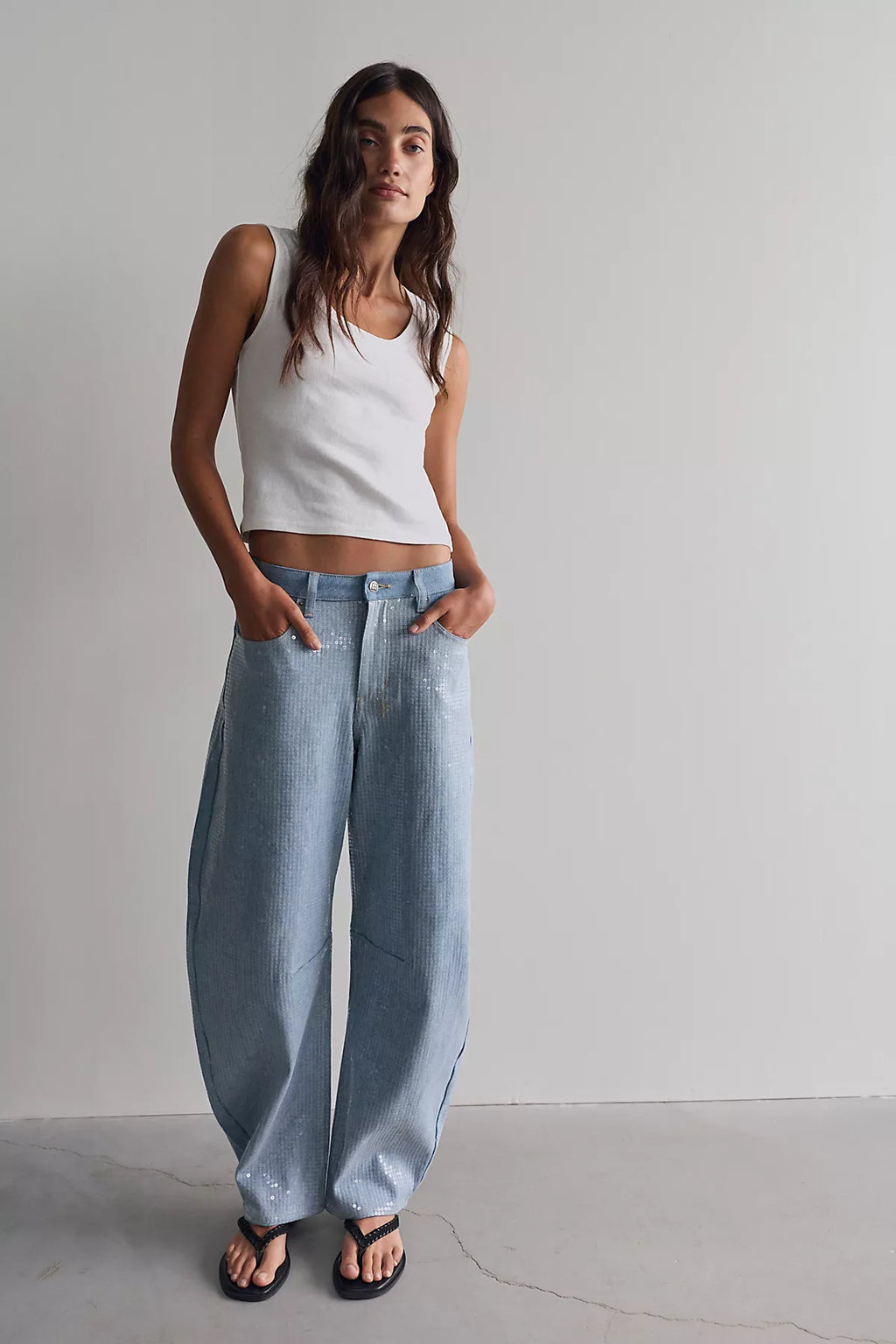 Ksubi Sequin Barrel Jeans