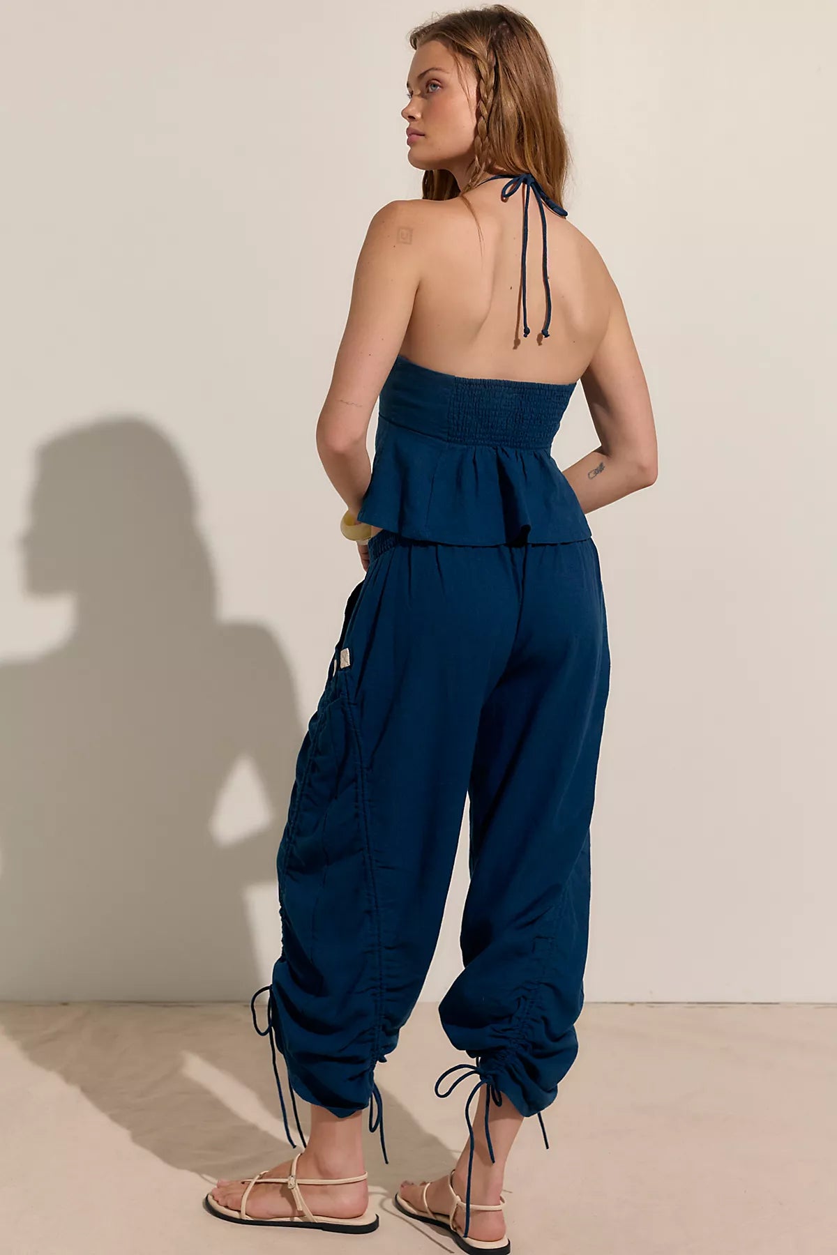 Lunasol Cotton-Linen Pant Set