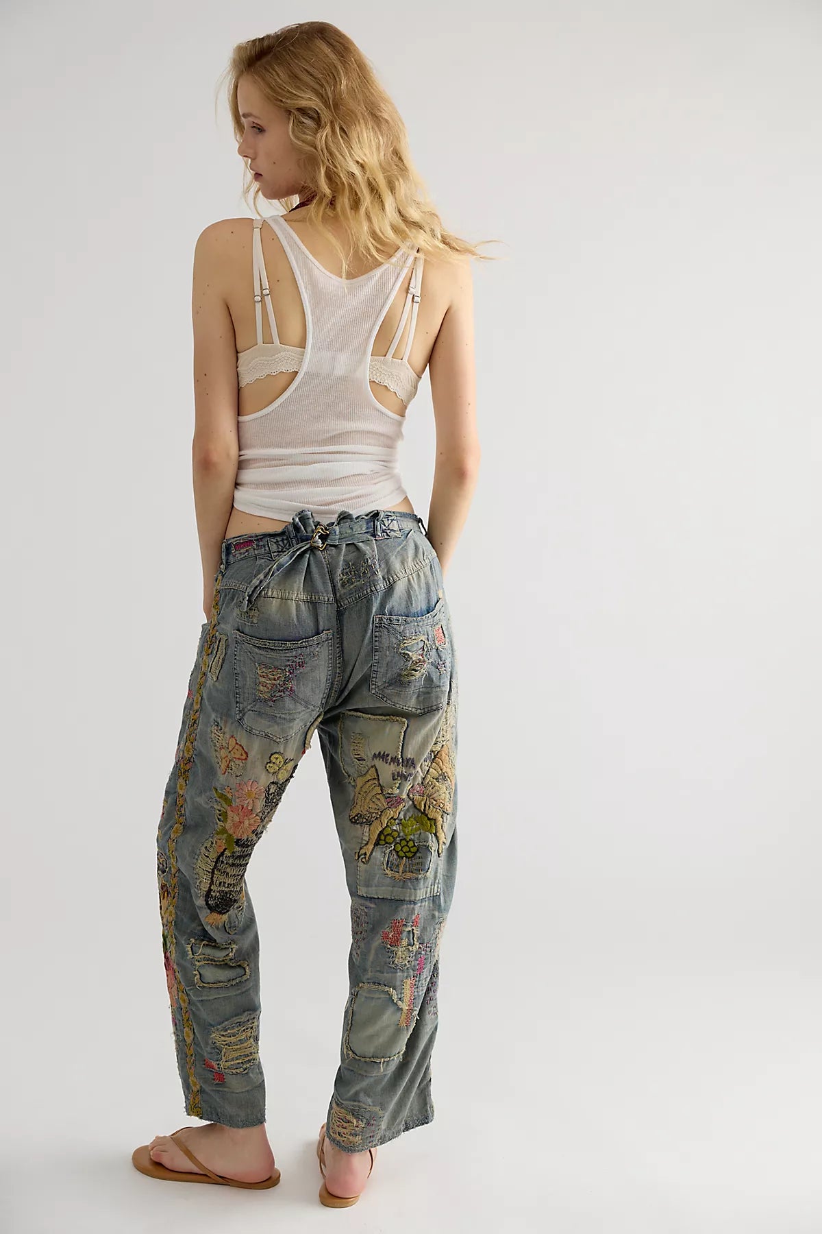 Magnolia Pearl Toby Embroidered Jeans