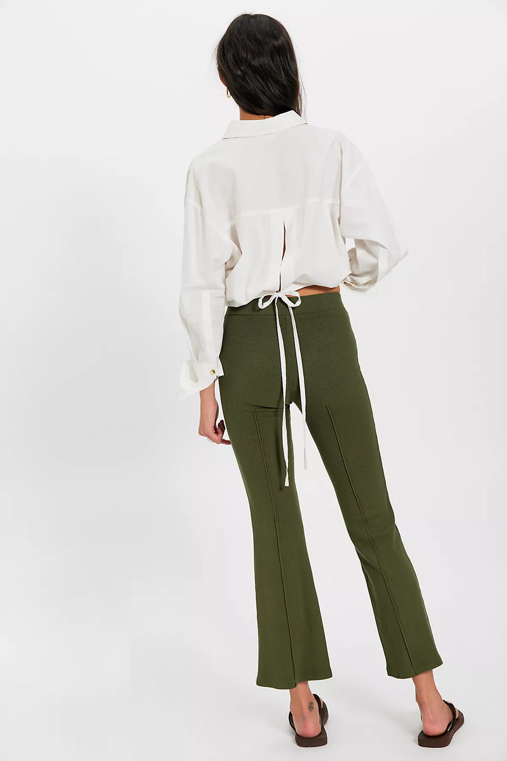 DONNI. The Rib Kick Flare Pants