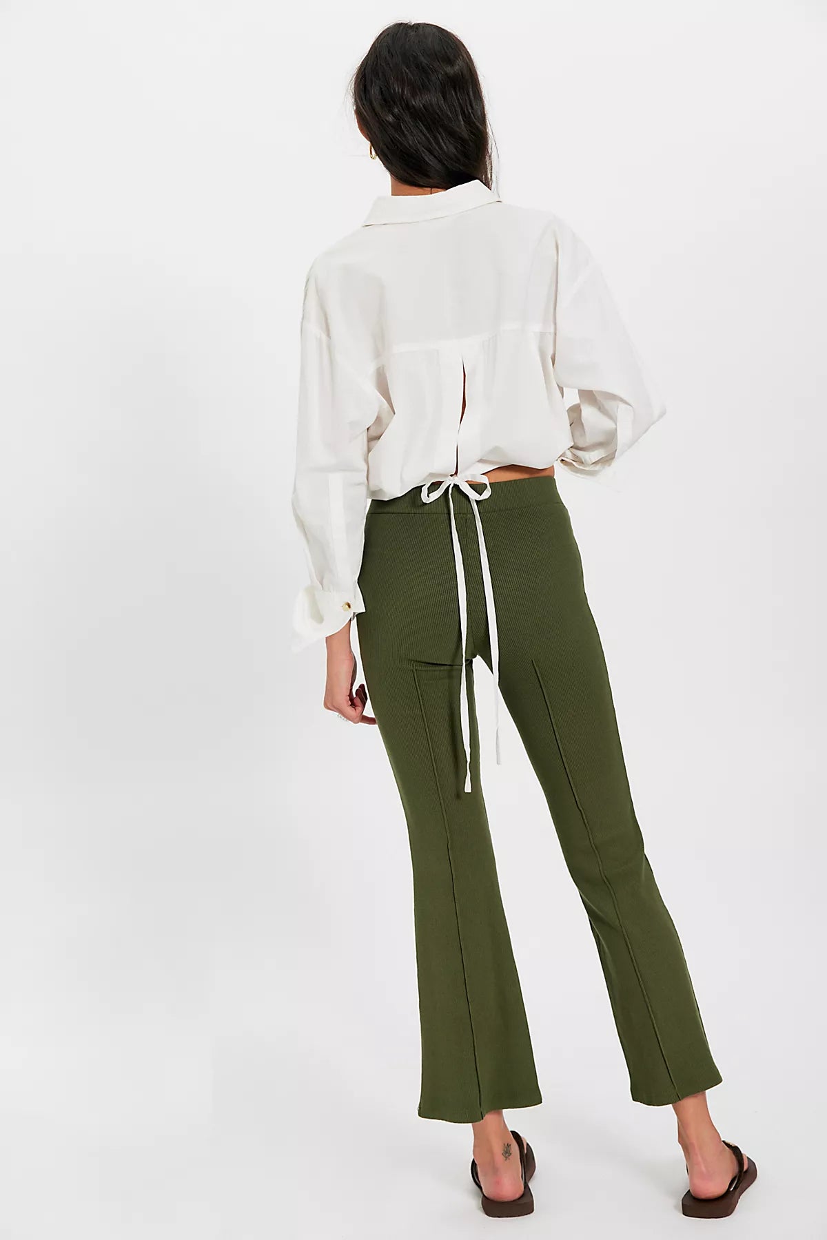 DONNI. The Rib Kick Flare Pants