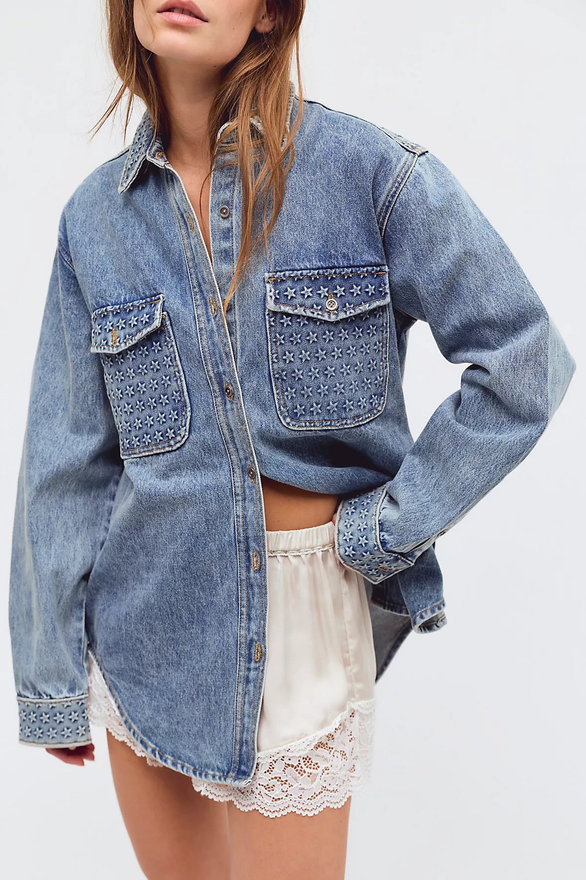 One Teaspoon Starlight Everyday Button Down Shirt