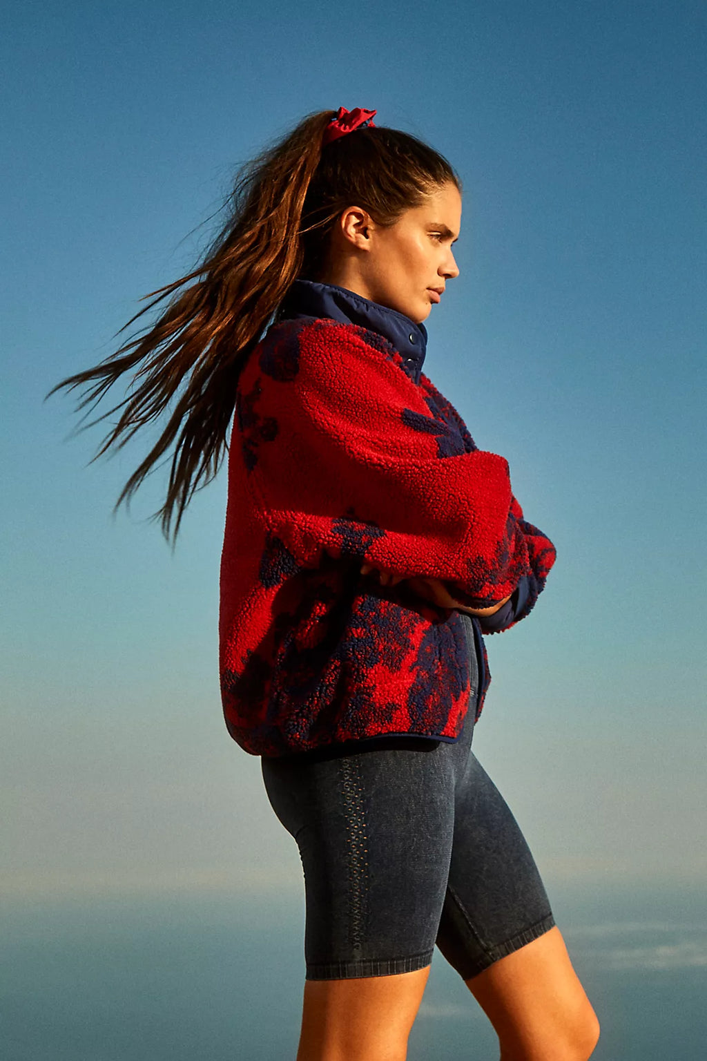 Hit The Slopes Printed Fleece Jacket