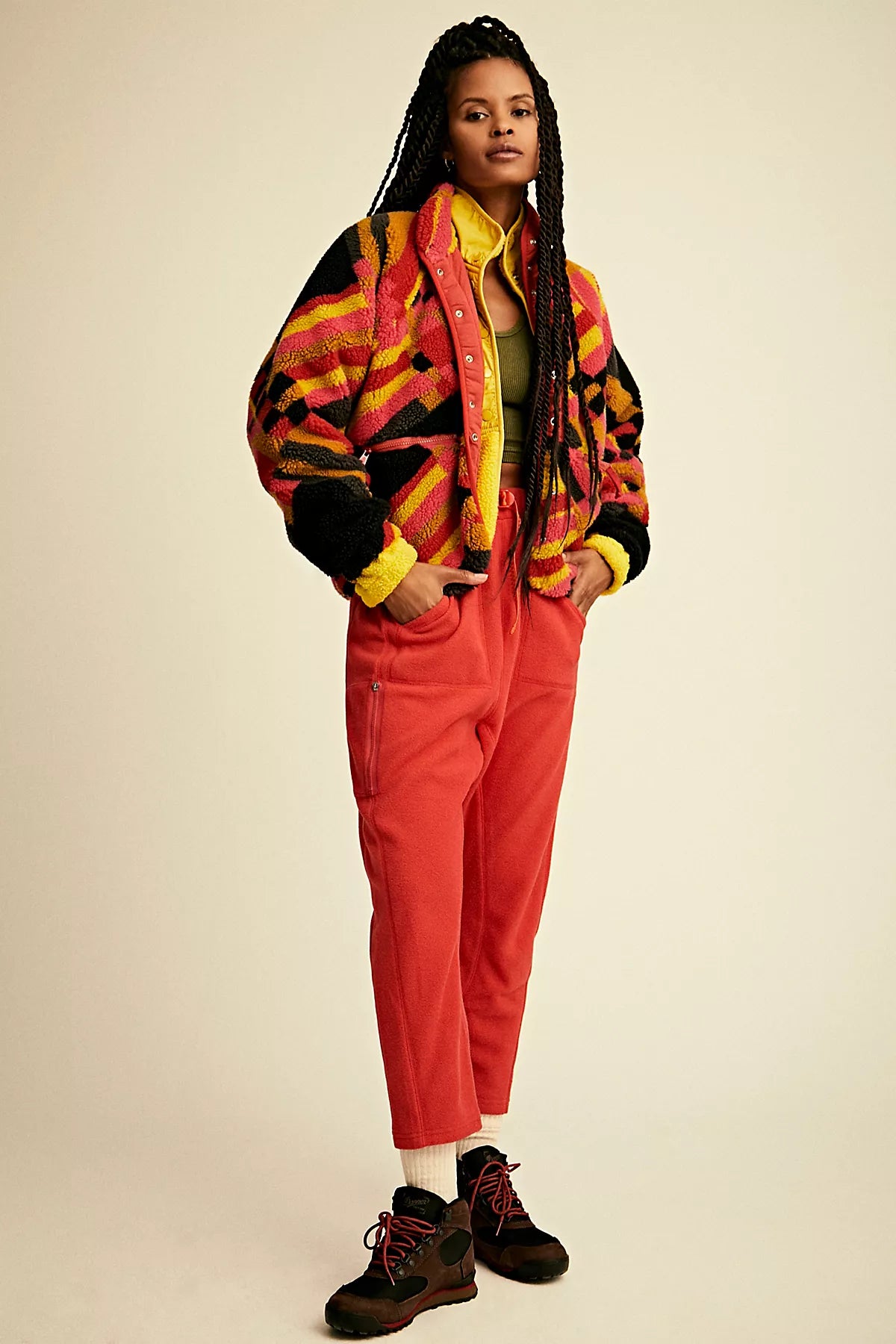 Hit The Slopes Printed Fleece Jacket