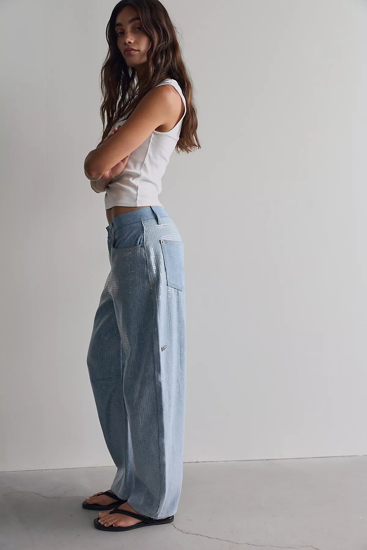Ksubi Sequin Barrel Jeans