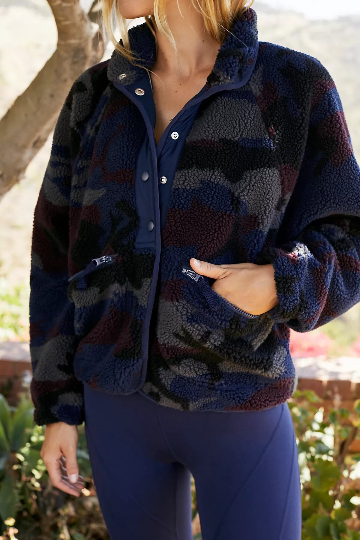 Hit The Slopes Printed Fleece Jacket