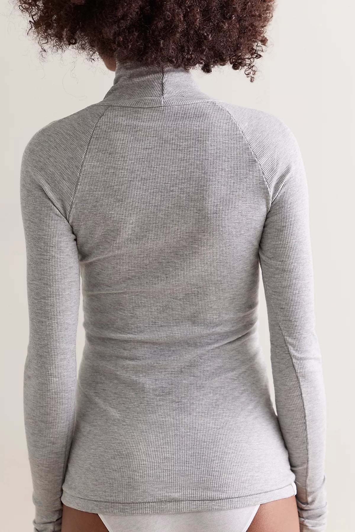 Keeping It Light Ribbed Turtleneck Top