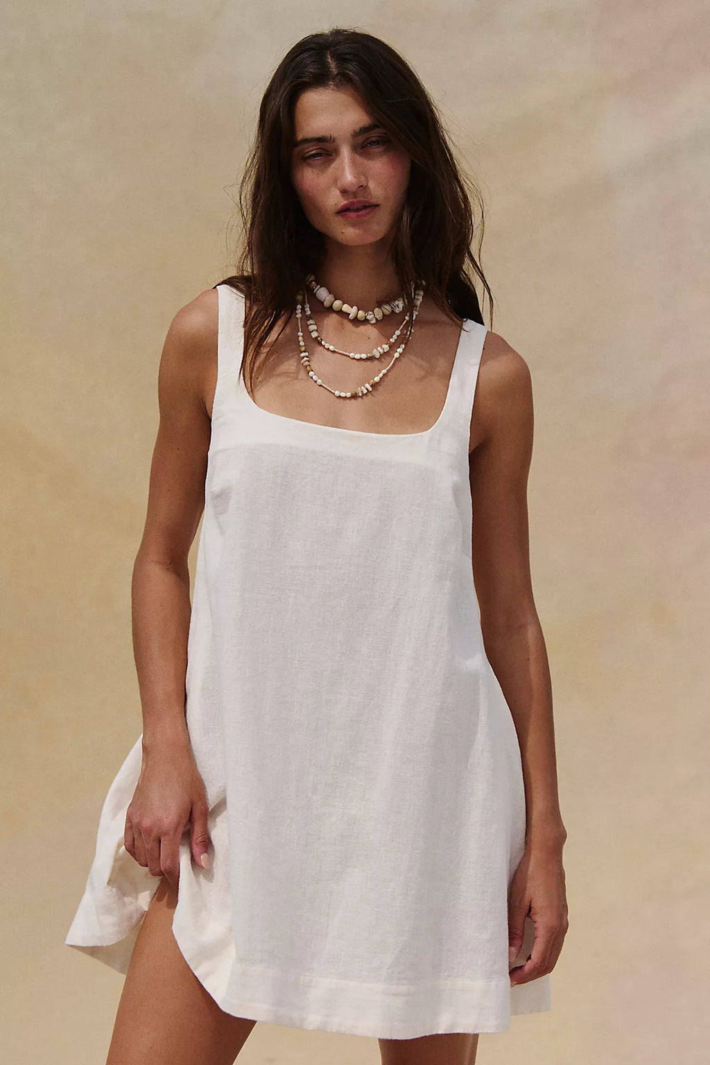 Breezy Linen Mini Dress