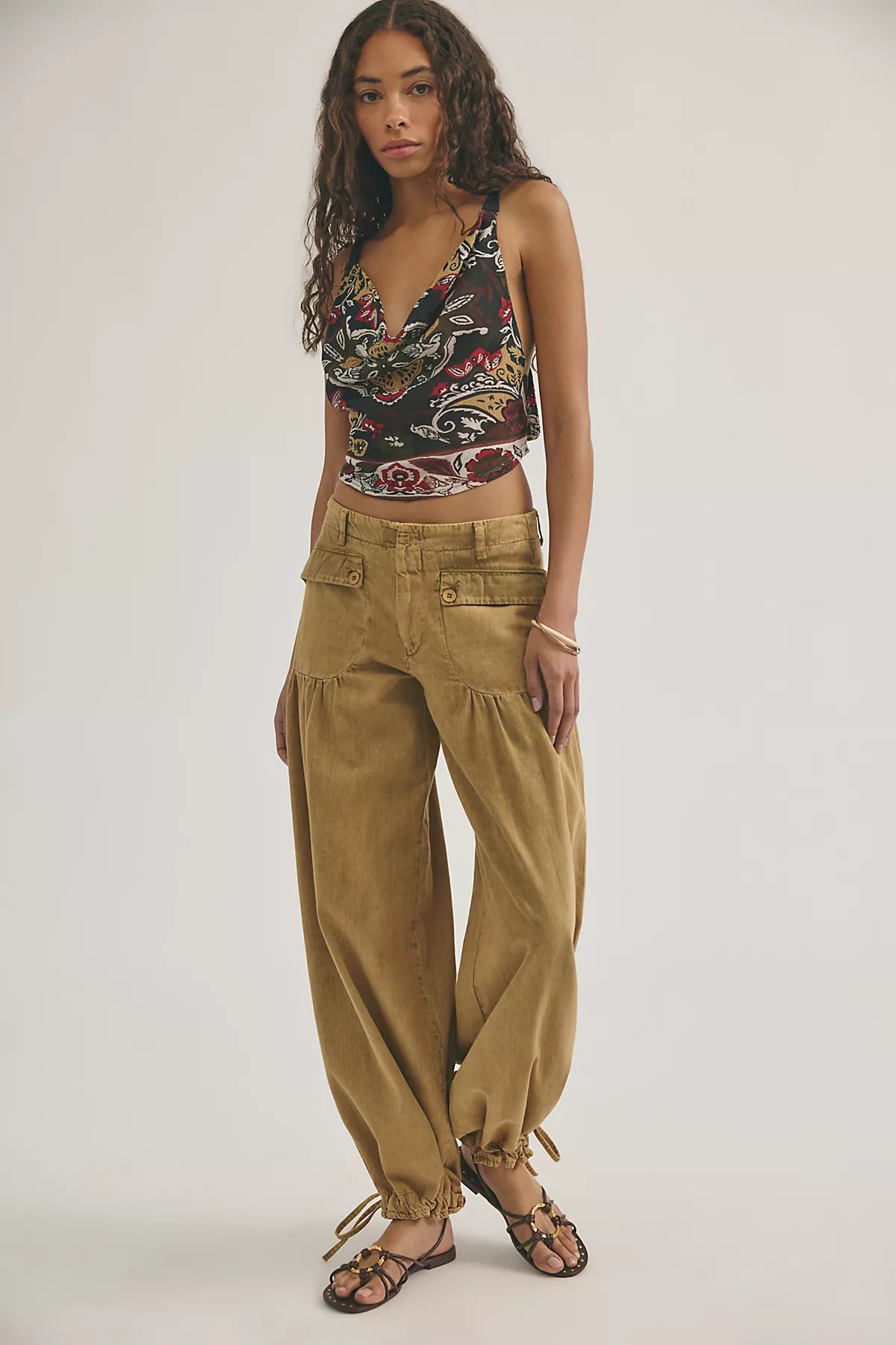 Laila Cowl-Neck Top
